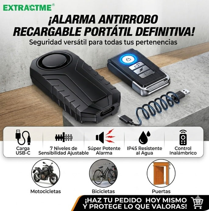ALARMA SENSOR PARA BICICLETAS Y MOTOS