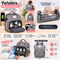 BOLSO PAÑALERA - CUNA , COLCHON PORTATIL