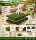 BAÑO PARA PERROS TIPO CÉSPED ARTIFICIAL