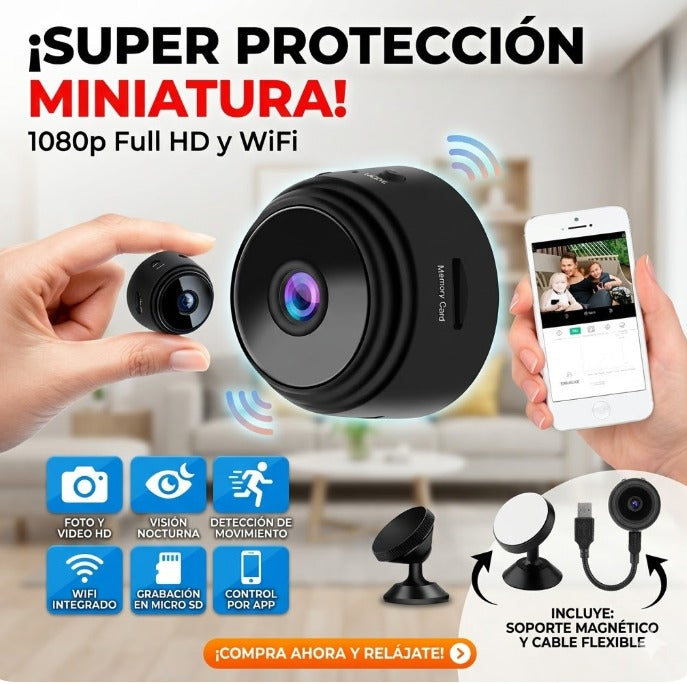 MINI CAMARA ESPIA VIGILANCIA IP A9 WIFI